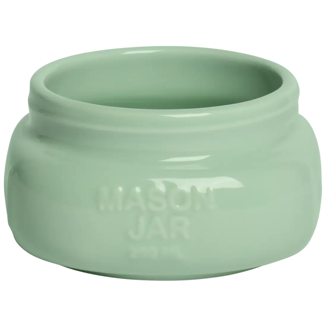 FARMERS MARKET - SHORT/WIDE MASON JAR - MINT (8OZ) - Image 3