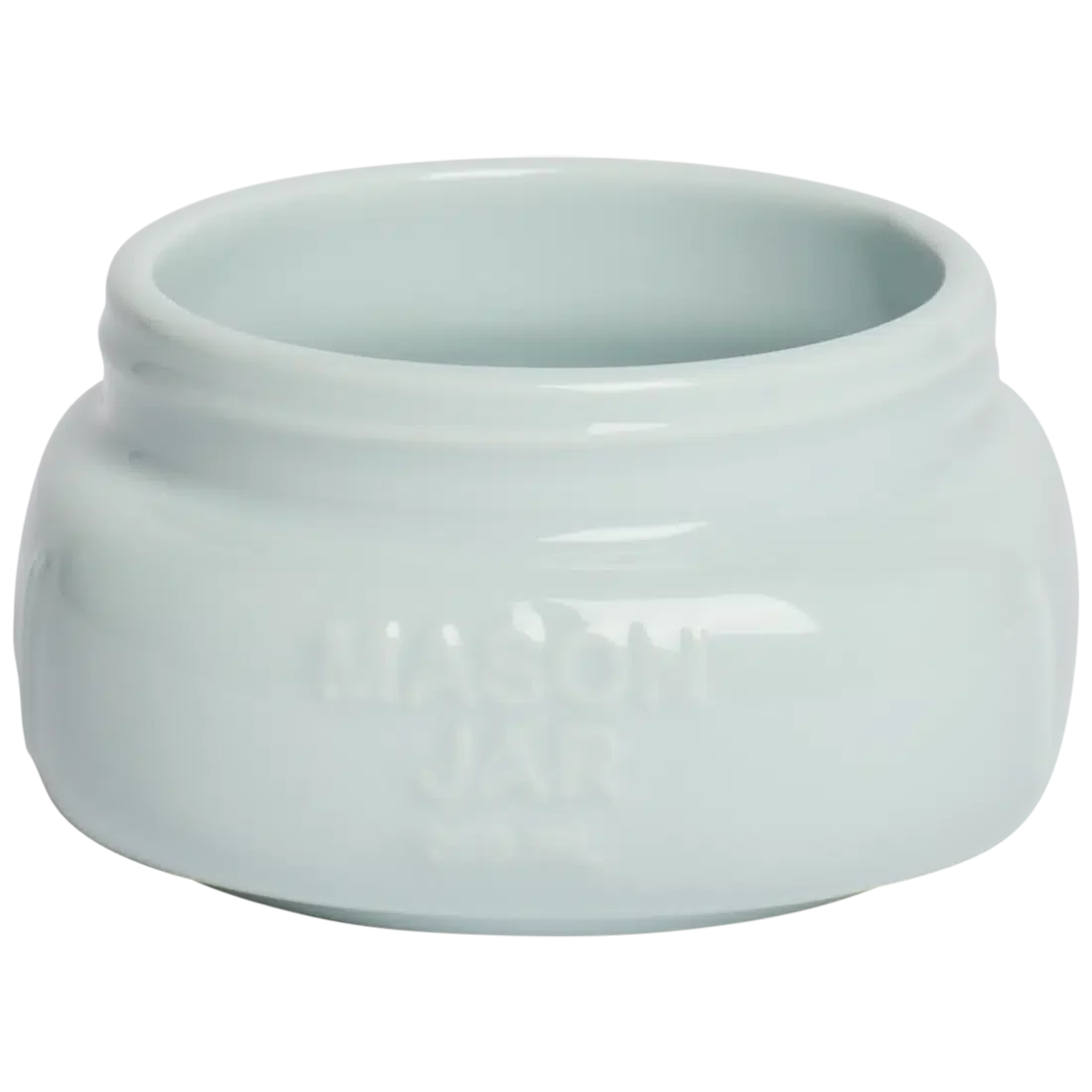 FARMERS MARKET - SHORT/WIDE MASON JAR - SKY BLUE (8OZ) - Image 3