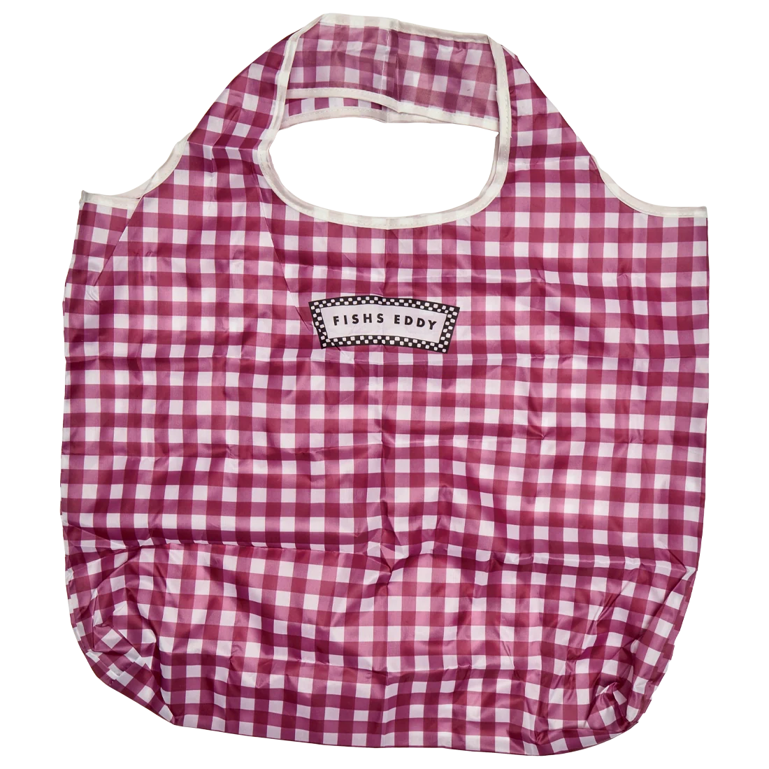 GINGHAM SHOPPER/POUCH - RED - Image 2