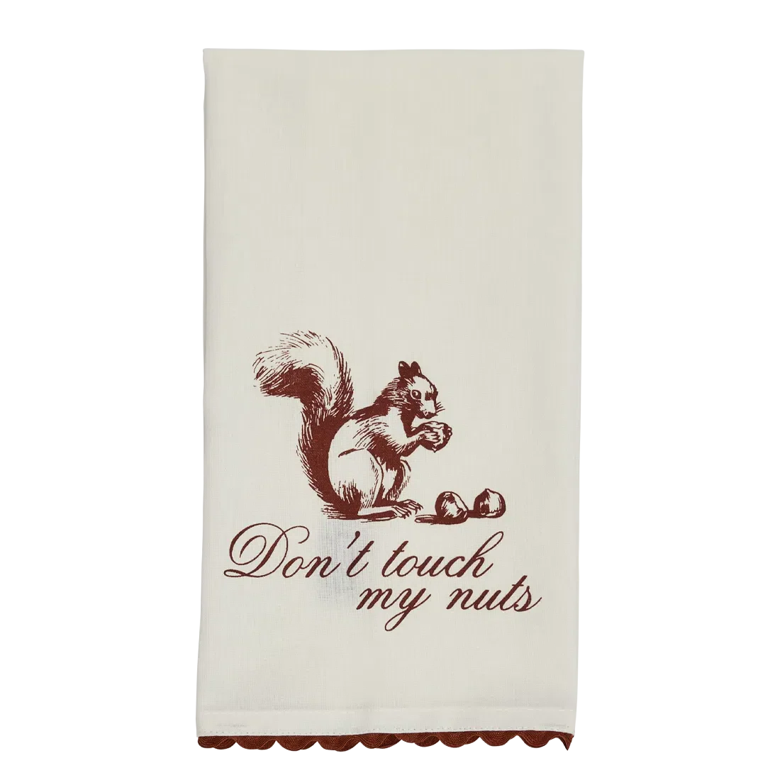 PLEASANTRIES - DON'T TOUCH MY NUTS TEA TOWEL
