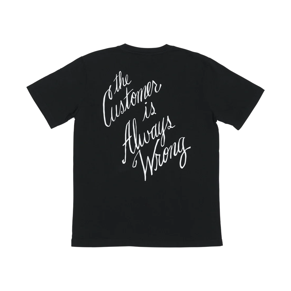 TEE - CUSTOMER ALWAYS WRONG - BLACK - L - Image 3
