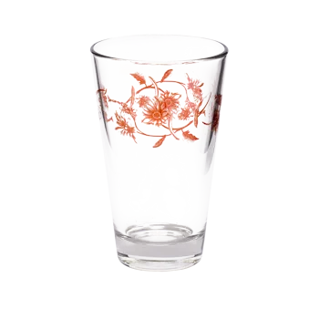 VINTAGE FLOWER JUICE GLASS (12.25OZ) - Image 2